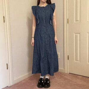 Denim Maxi Dress